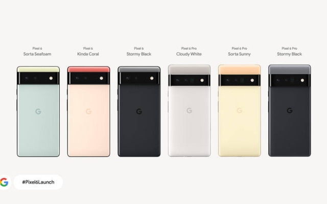 Com uma traseira que chama atenção pelo o que o Google chama de “câmera bar”, os aparelhos combinam cores diferentes