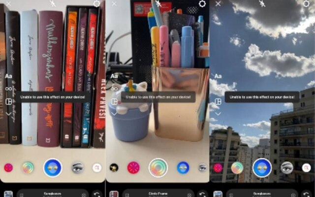 Usuários relataram a indisponibilidade dos filtros nos Stories do Instagram