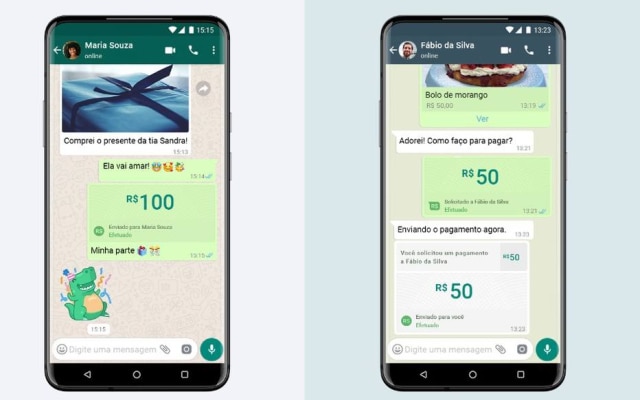 Recurso de pagamento do WhatsApp foi lançado na segunda-feira, 15, e chegará gradualmente para todos os brasileiros