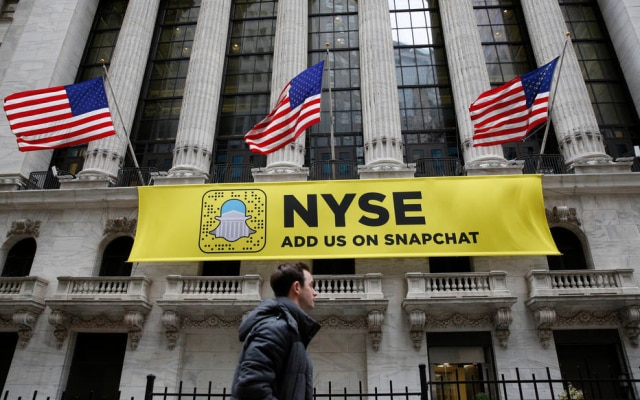 Snapchat fez IPO em março do ano passado