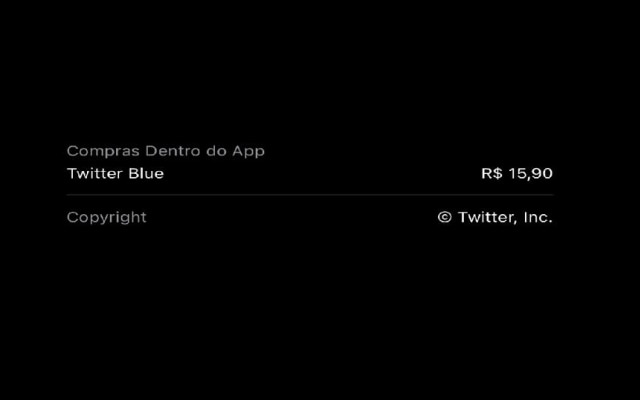 Twitter Blue no Brasil sairá pelo preço de R$ 15,90 ao mês, enquanto nos Estados Unidos é de US$ 2,99