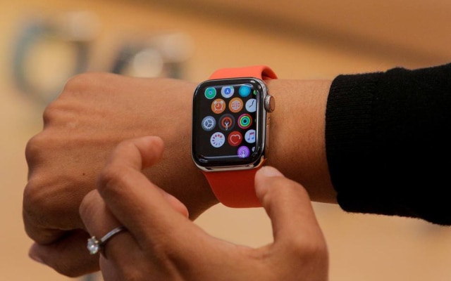 No Brasil, o monitoramento pelos apps autorizados pela Anvisa podem ser feitos no Apple Watch Series 4 e Series 5 