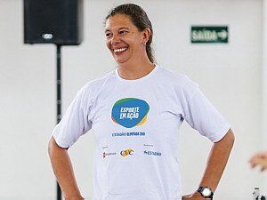 TiagoQueiroz/Estadão - Ana Moser discursa em evento no Rio de Janeiro