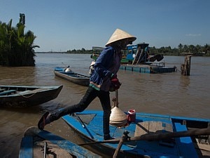 Daniel Teixeira/Estadão - Passeio de canoa pelo Mekong Delta