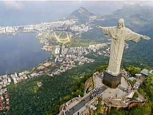 Pedro Kirilos/Riotur - Vista aérea do Rio de Janeiro