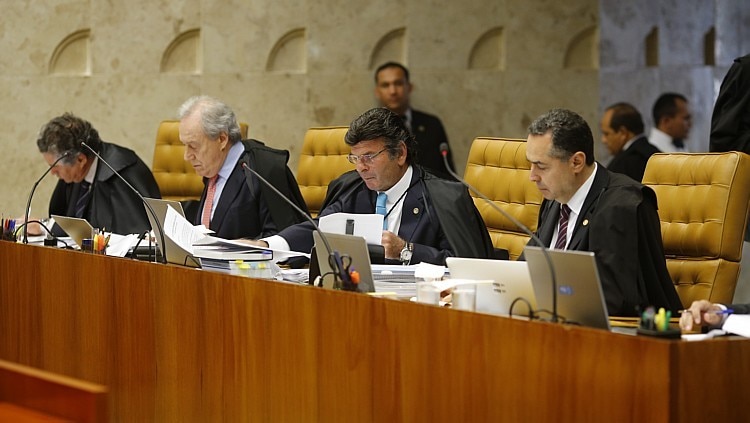 Marco Aurélio, Lewandowski, Fux e Barroso - Dida Sampaio/Estadão