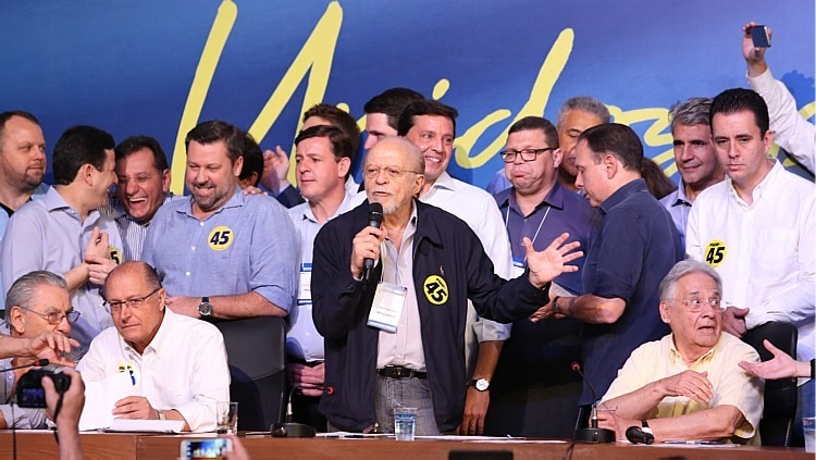 Goldman discursa na Convenção Nacional do PSDB. Foto: Dida Sampaio/Estadão