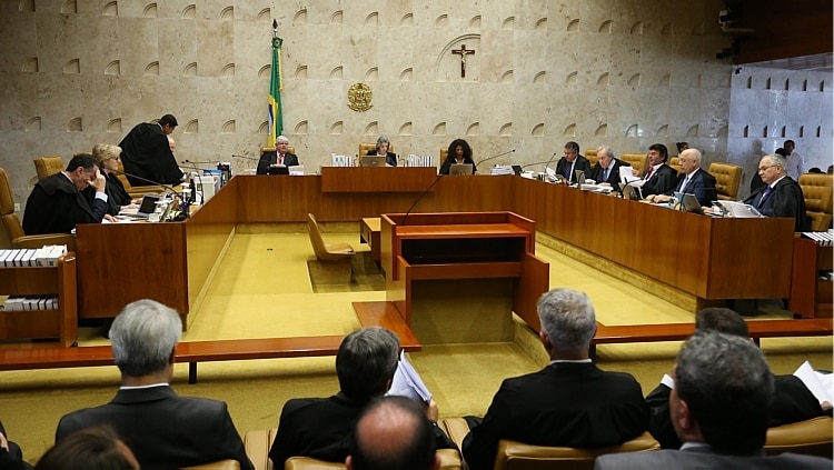 O plenário do Senado julga afastamento de Renan do comando do Senado - Dida Sampaio/Estadão