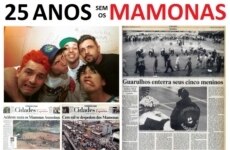 Relembre os Mamonas nas p&aacute;ginas do jornal