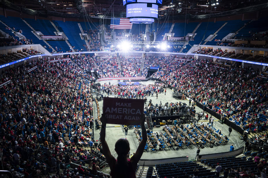 Donald Trump - Tulsa - comício