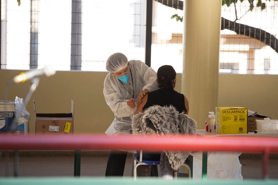 Vacinação contra a covid em São Paulo
