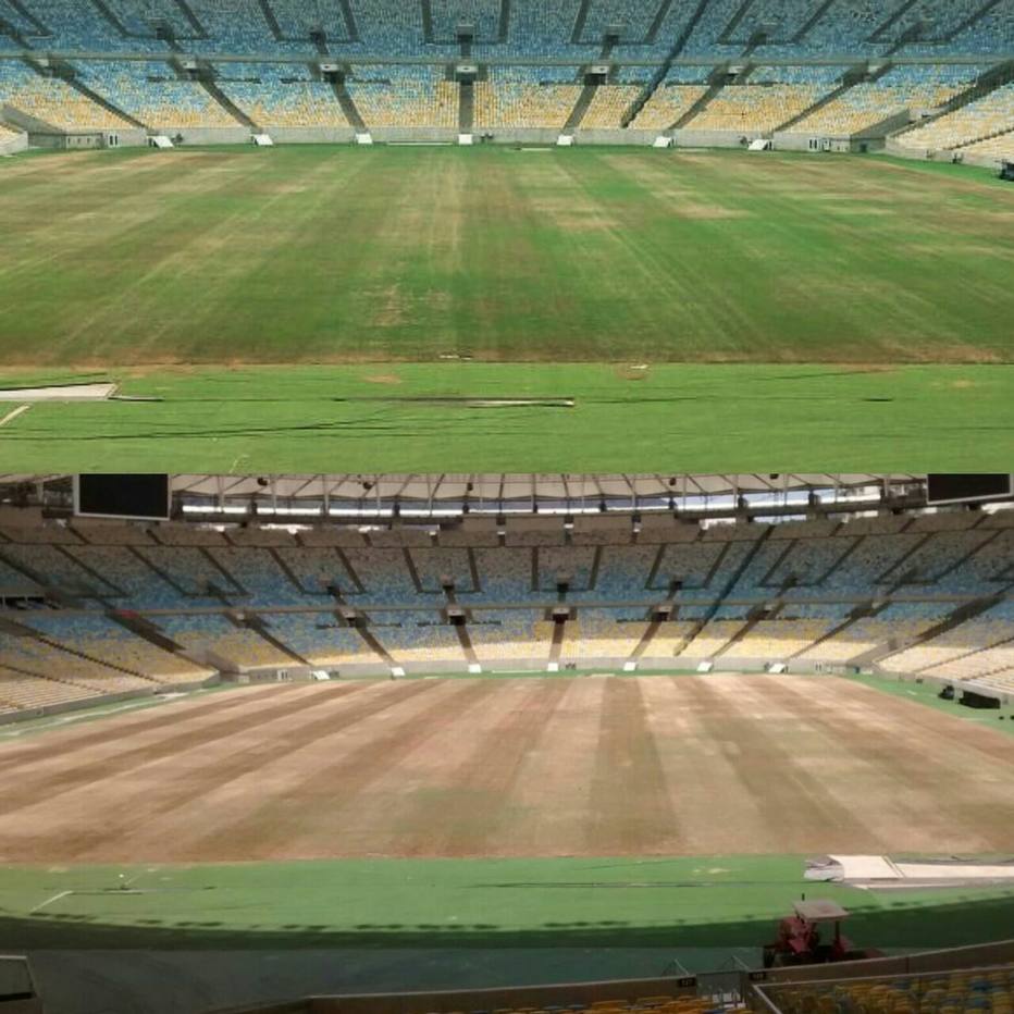 Gramado do Maracanã mostra sinais de recuperação após abandono Esportes Estadão