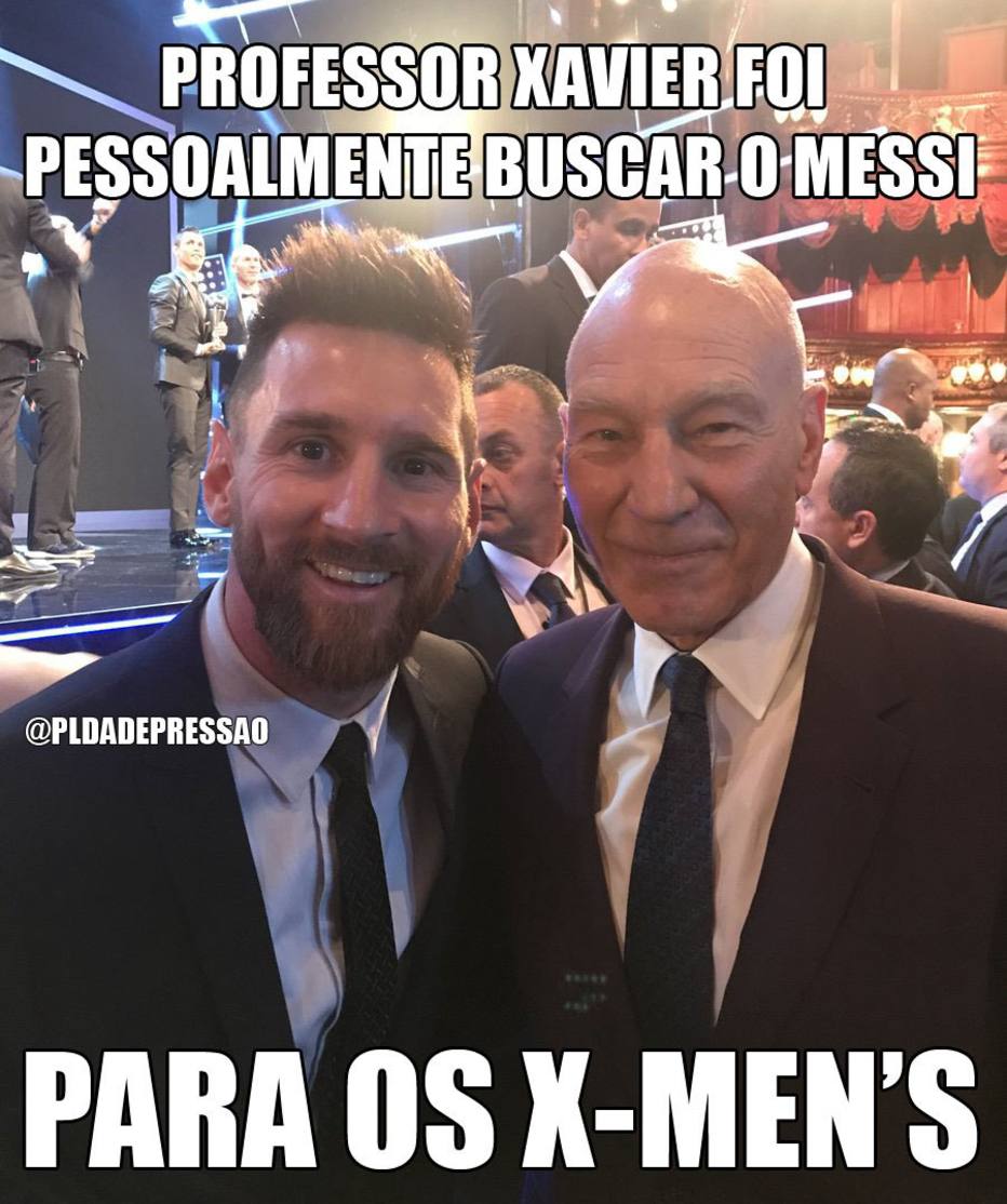 CR7 Jr Messi E Prof Xavier Os Melhores Memes Da Premiao Da Fifa