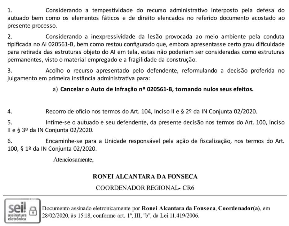 decisão