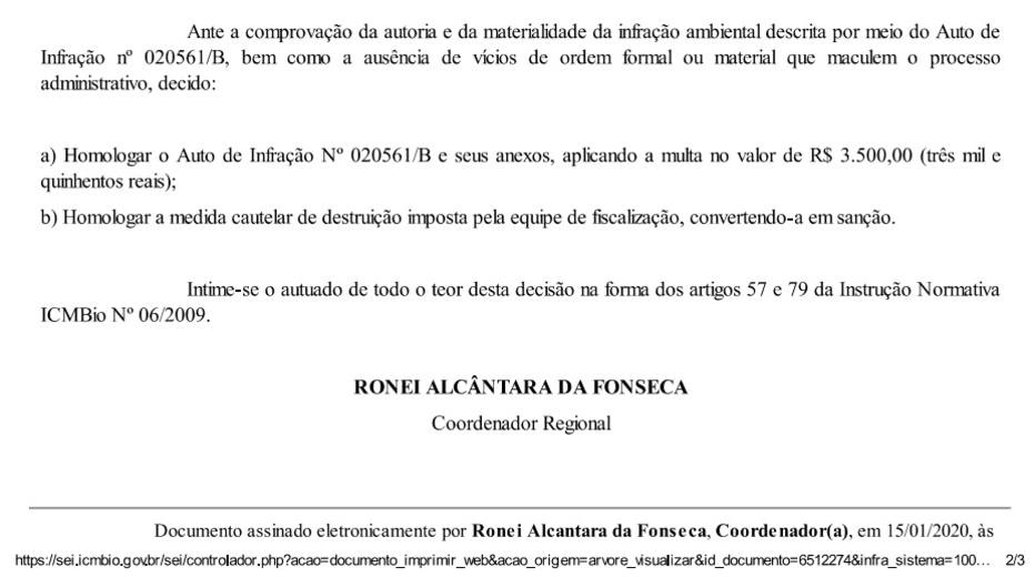 decisão icmbio
