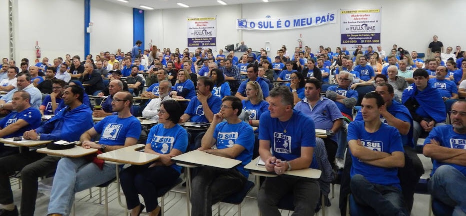 1507178322440 - Grupo realiza votação sobre ‘independência’ de Paraná, Santa Catarina e Rio Grande do Sul