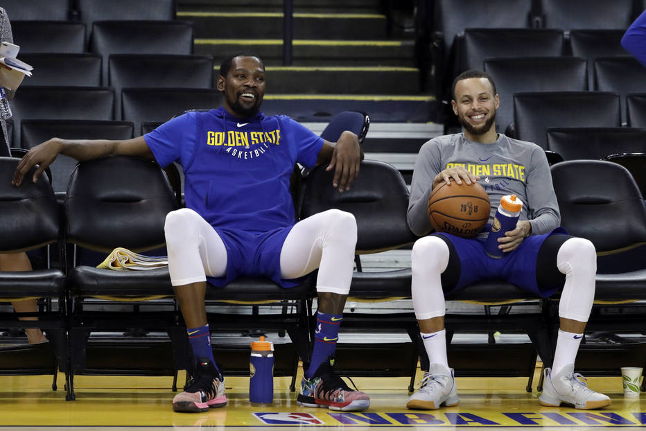Kevin Durant e Curry