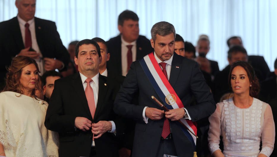 Mario Abdo Benítez e Hugo Velázquez