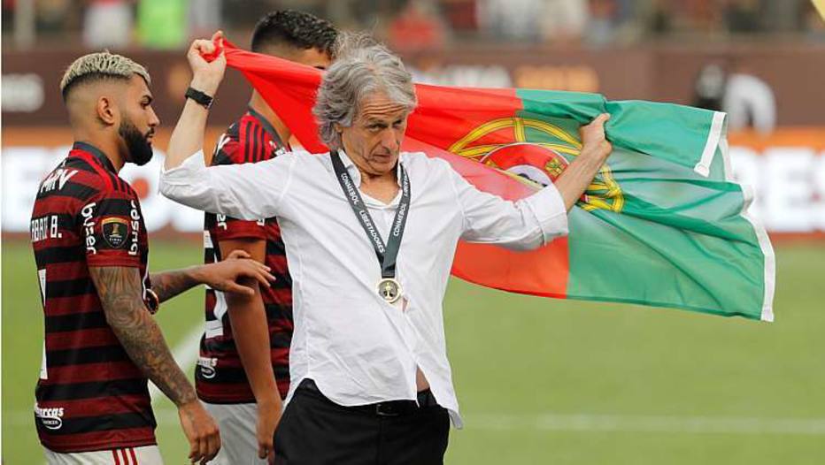 Jorge Jesus comemora título da Libertadores