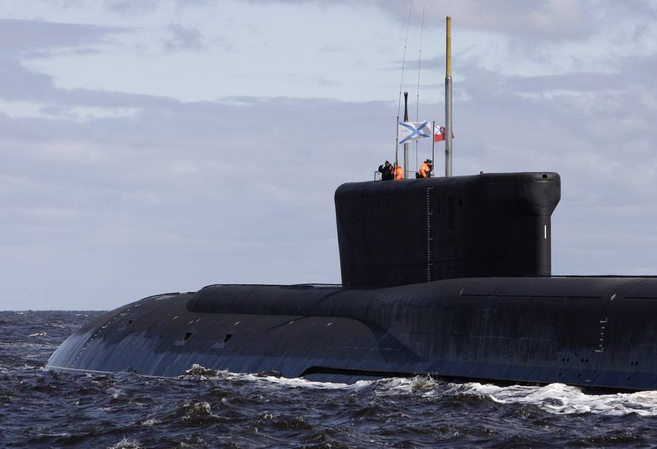 Rússia - Yuri Dolgoruky - submarino Borei 