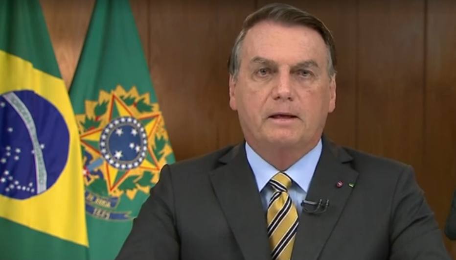 Bolsonaro em pronunciamento