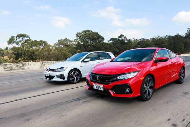 Honda Civic Si x VW Golf GTI 2018