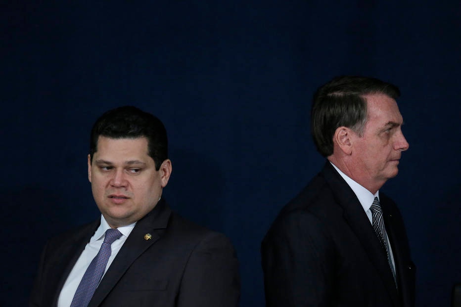 Alcolumbre e Bolsonaro