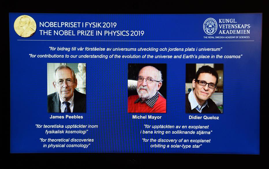 Premiados com o Prêmio Nobel de Física 2019