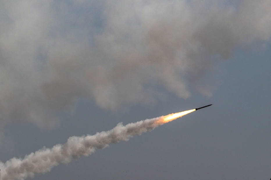 Faixa de Gaza - Israel - foguete 