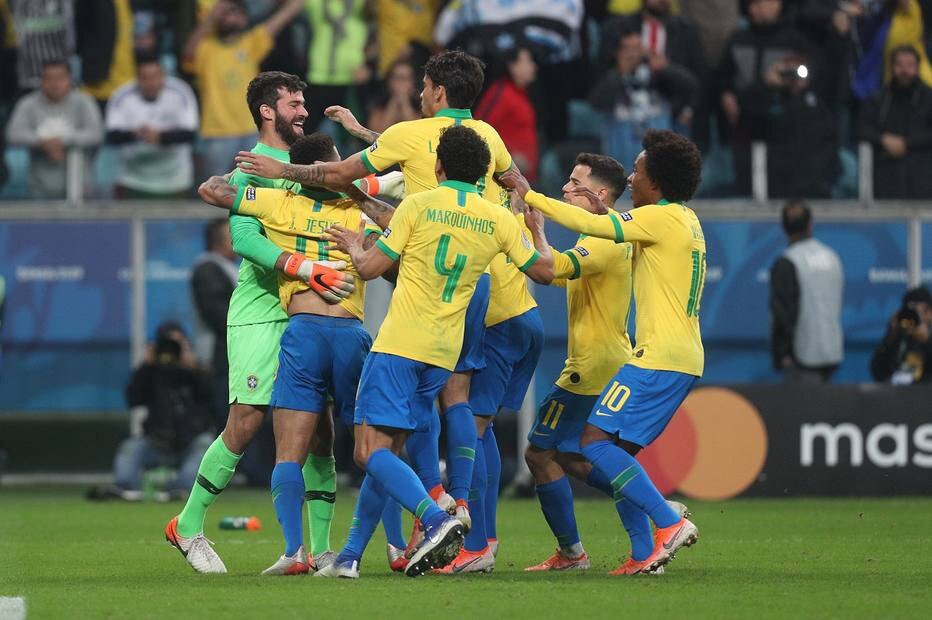 Brasil vibra com Alisson a classificaÃ§Ã£o para a semifinal da Copa AmÃ©rica