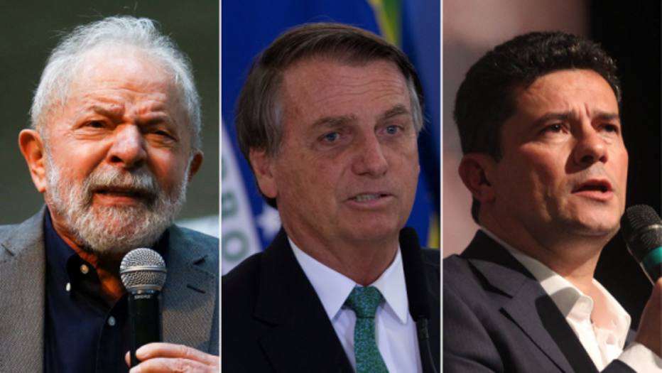 Lula, Bolsonaro e Moro
