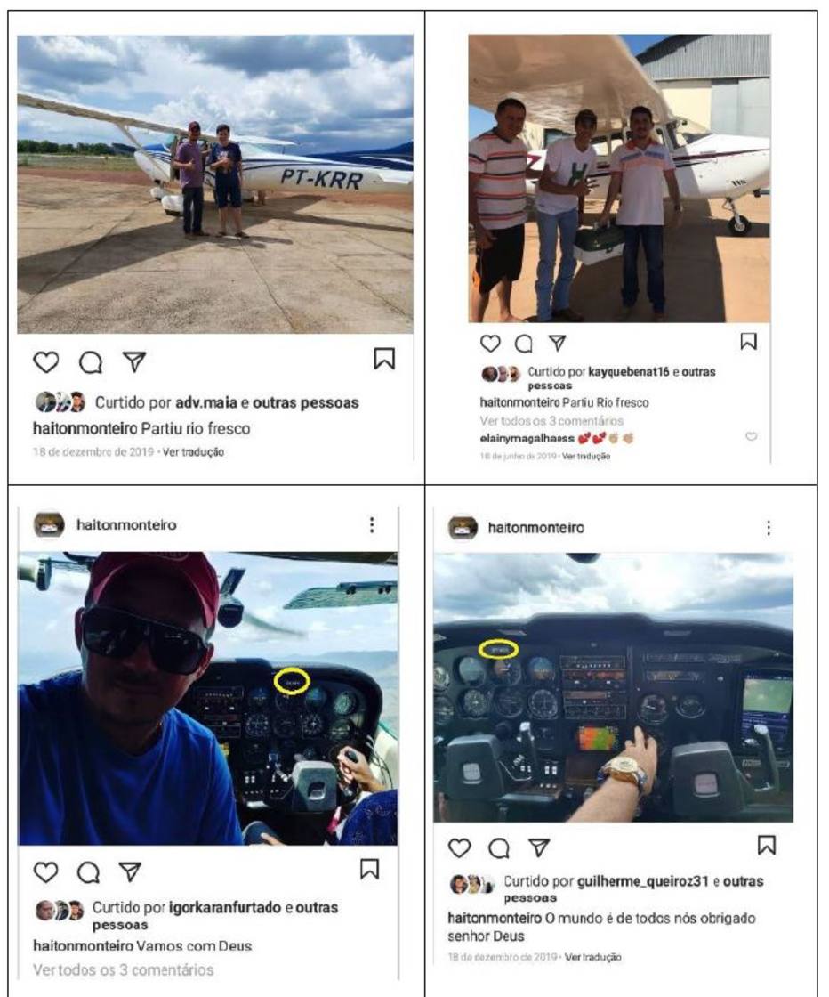 ctv-ihn-ouro-5---fotografias-de-hailton-monteiro-na-rede-social-instagram-exibindo-a-aeronave-de-prefixo-ptkrr-em-nome-de-gustavo