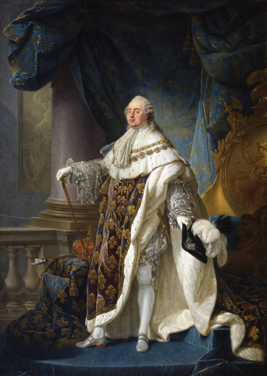 Luís XVI em tela de Antoine-François Callet (1779)