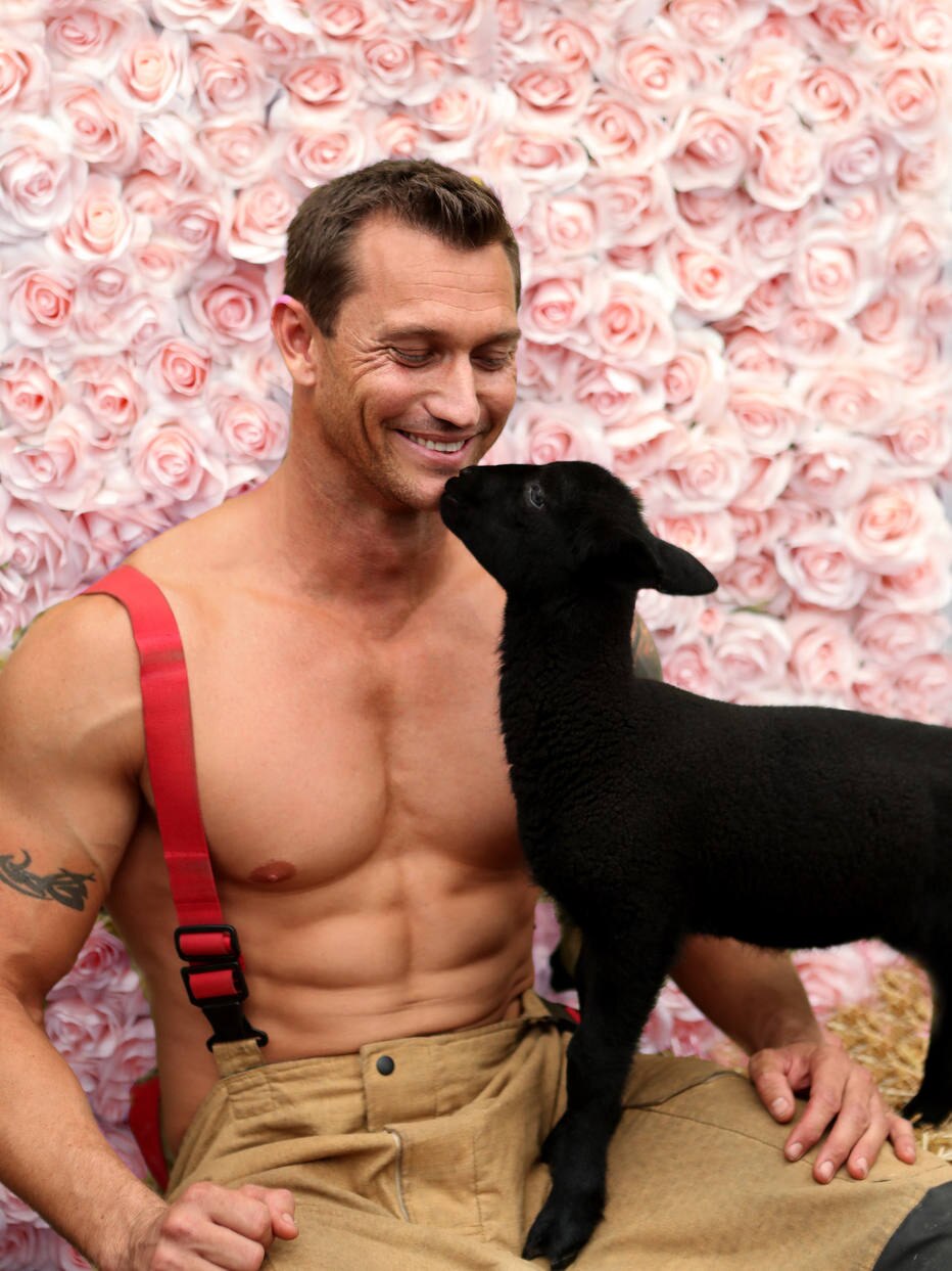 Imagem cedida por David Rogers, diretor do The Australian Firefighters Calendar