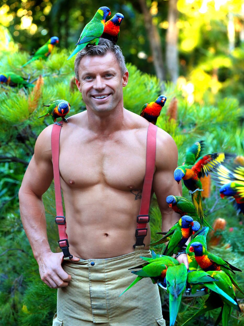 Imagem cedida por David Rogers, diretor do The Australian Firefighters Calendar