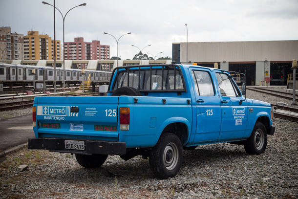 Picape Chevrolet C-20 1991 do Metrô de São Paulo