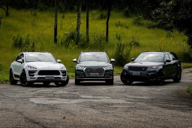Range Rover Velar, Audi SQ5 e Porsche Macan