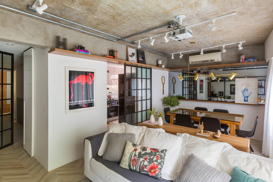 Decoração industrial e estilo escandinavo se mesclam em ...