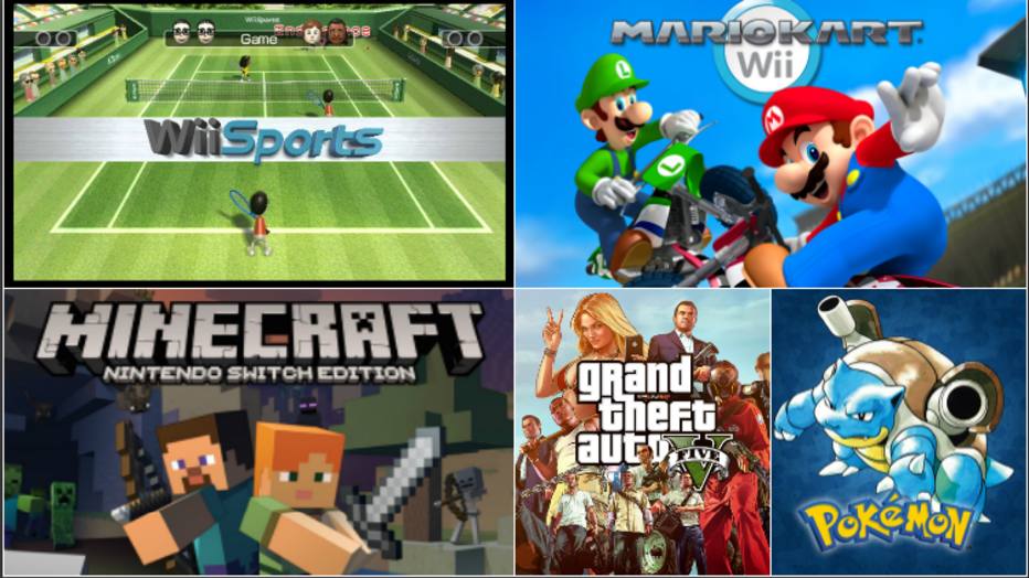 Você sabe quais são os jogos de videogame mais vendidos de todos os tempos?