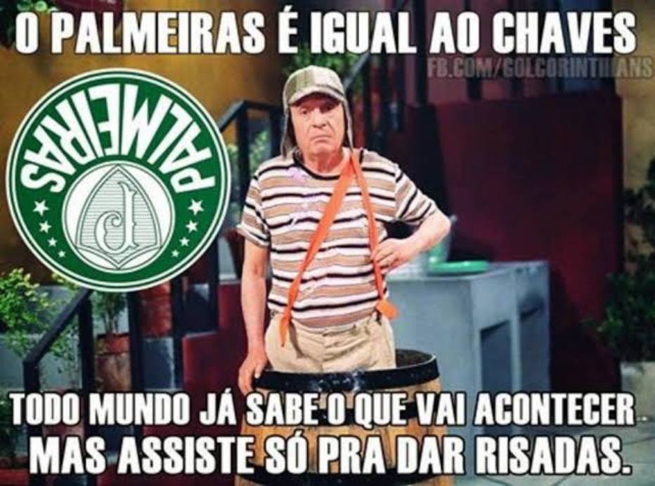 Piada renovada! Palmeiras é alvo de memes após eliminação do