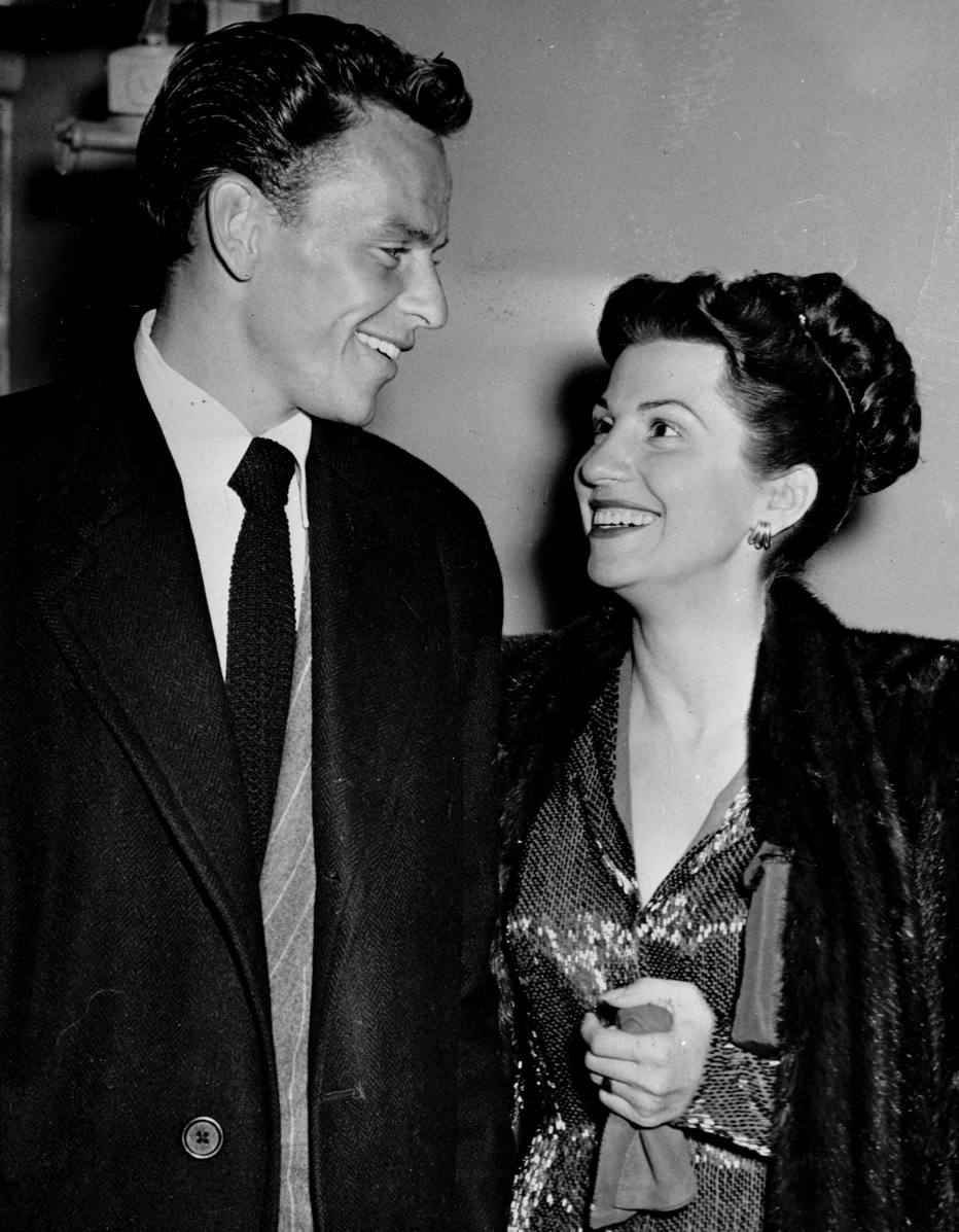Frank Sinatra e Nancy, em foto de 1946