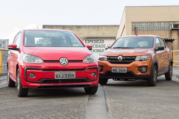 Comparativo: Renault Kwid x Volkswagen Up