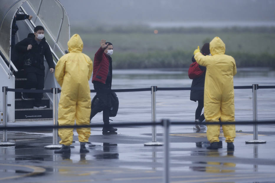 Brasileiro repatriados chegam a Anápolis (GO)