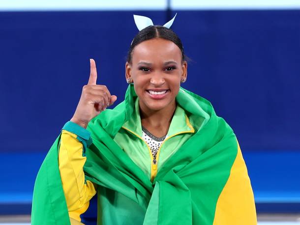 Rebeca Andrade é campeã olímpica