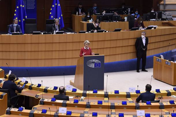 Ursula von der Leyen Uniao Europeia Reino Unido Acordo de Comércio e Cooperação