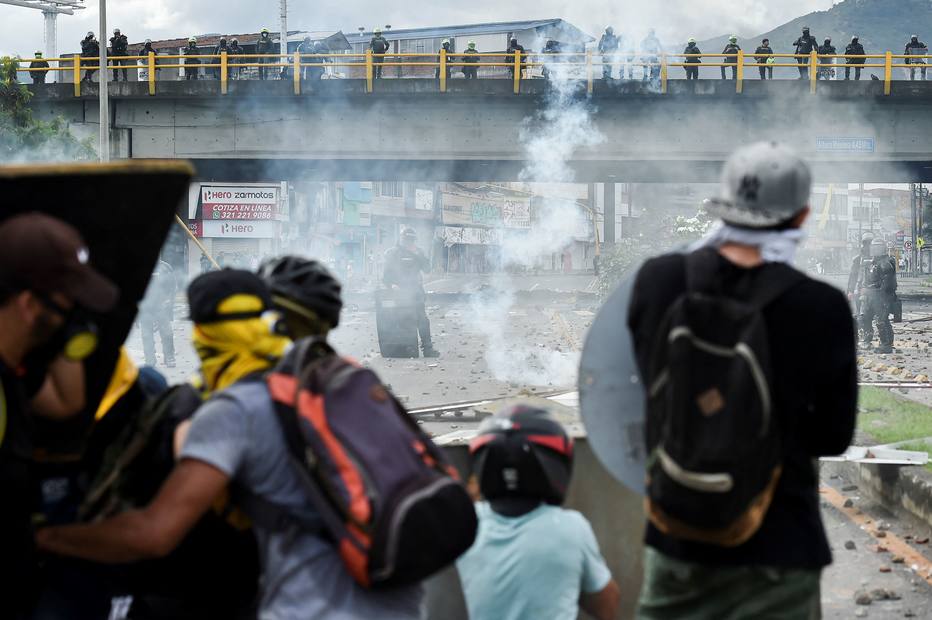 Colombia Manifestação protesto Cali