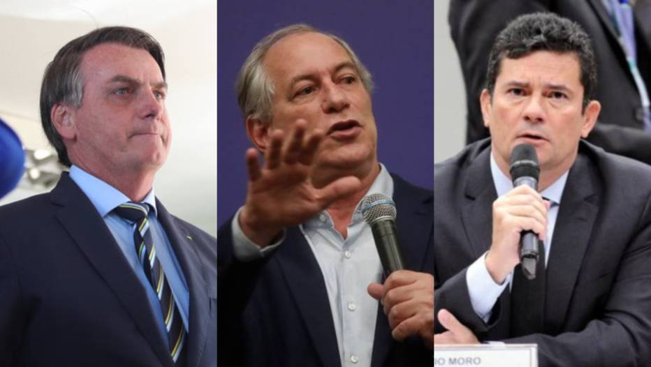 Bolsonaro, Ciro e Moro