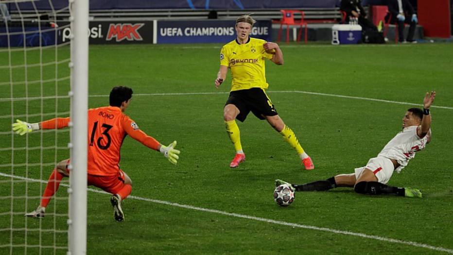 Com bela atua&ccedil;&atilde;o de Haaland, Borussia Dortmund derrota o Sevilla pela Liga dos Campe&otilde;es