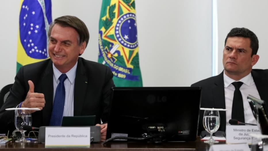 Jair Bolsonaro e Srgio Moro