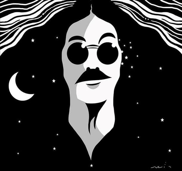 Moraes Moreira é homenageado por cartunistas em exposição virtual